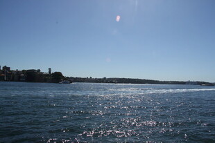 海滨风光 波光粼粼的海面