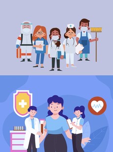 医护人员守护健康瞬间