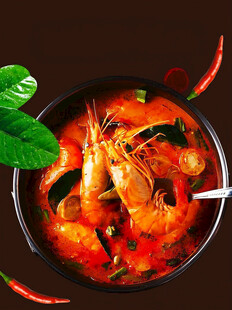 鲜虾海鲜火锅