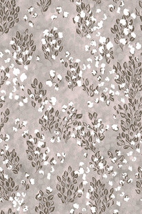 银白亮片花纹布料