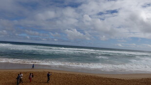 海滩漫步 享受惬意时光