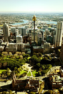 悉尼城市景观俯瞰图