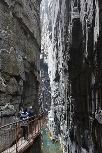 峡谷栈道景观