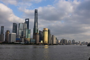 上海外滩城市天际线景观