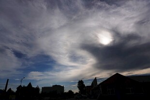 天空中变幻的壮丽云层