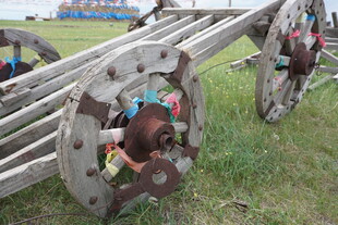 户外大型木质机械装置