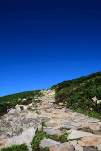 山间石径通幽处