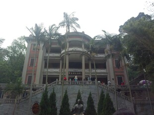 中式风格多层建筑景观