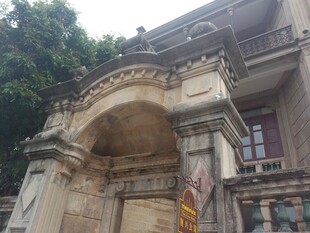 欧式古典建筑局部景观