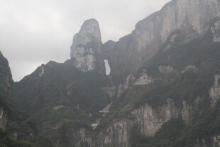 张家界天门山壮观奇景