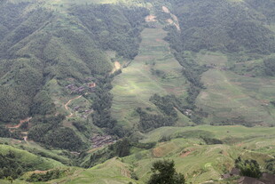 山间蜿蜒道路景观