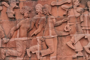 古代人物浮雕艺术作品