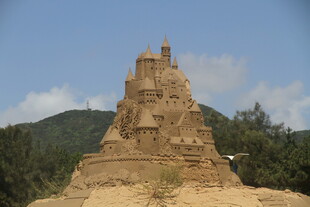 精美沙雕城堡 艺术之作