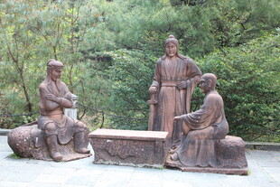 古代人物雕塑群像