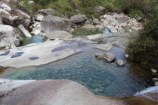 山间清澈溪流美景