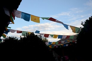 飘扬的五彩经幡