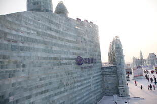 壮观城堡建筑景观