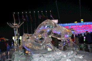 精美冰雕艺术作品展示
