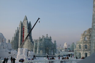 哈尔滨冰雪大世界壮观景象