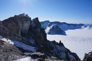 壮丽雪山景观 长白山