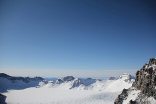 雪山壮丽景观 长白山
