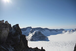 雪山壮丽风光 长白山
