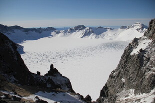 雪山壮丽景观 长白山