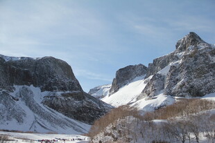 雪山壮丽风光 长白山