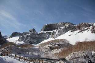 雪山壮丽风光 长白山