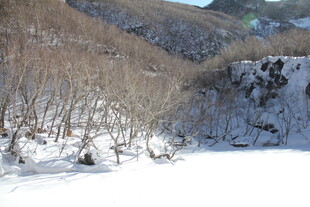冬日山间雪景 长白山