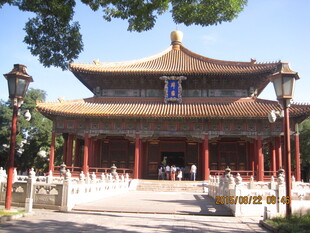 中式古典阁楼建筑景观