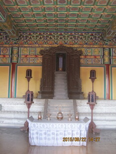 中式传统室内祭祀场景