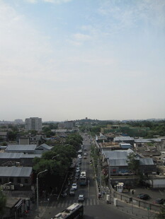 城市街道俯瞰景象