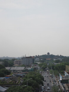 城市远景景观平视视角