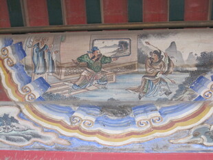 古代壁画中的精彩人物场景