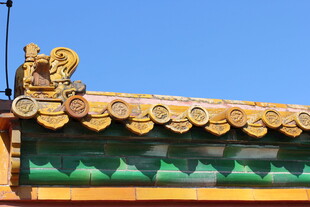 中式古建筑屋檐装饰细节