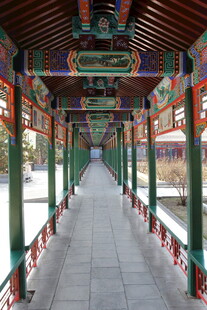 古典长廊尽显中式建筑之美