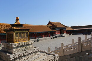 故宫宫殿庭院壮丽景观