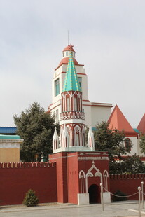 异域风格塔楼建筑景观