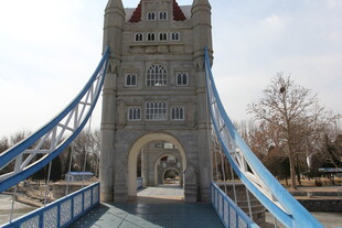 欧式风格桥梁建筑景观