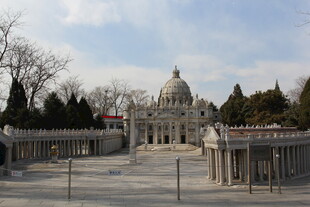 宏伟庄严的欧式建筑景观