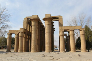 古埃及神庙遗址景观