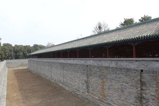 古老围墙建筑景观