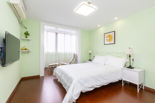 清新卧室室内温馨家居场景