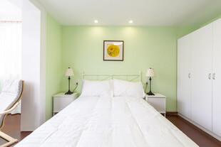 清新简约风卧室室内场景