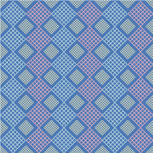 蓝粉黄几何图案正方形纹理背景