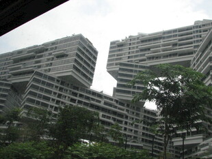 现代风格独特建筑群