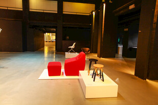 室内艺术展品展示场景