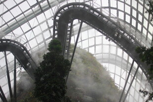 室内云雾景观与空中步道