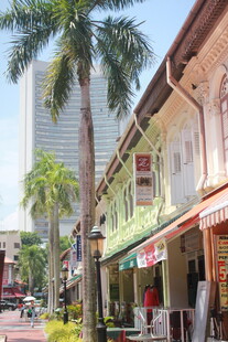 南洋风情街道建筑景观